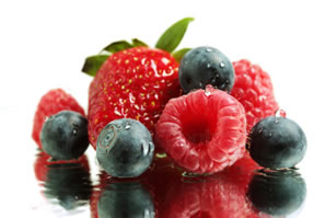 Десерт, фрукты и ягоды